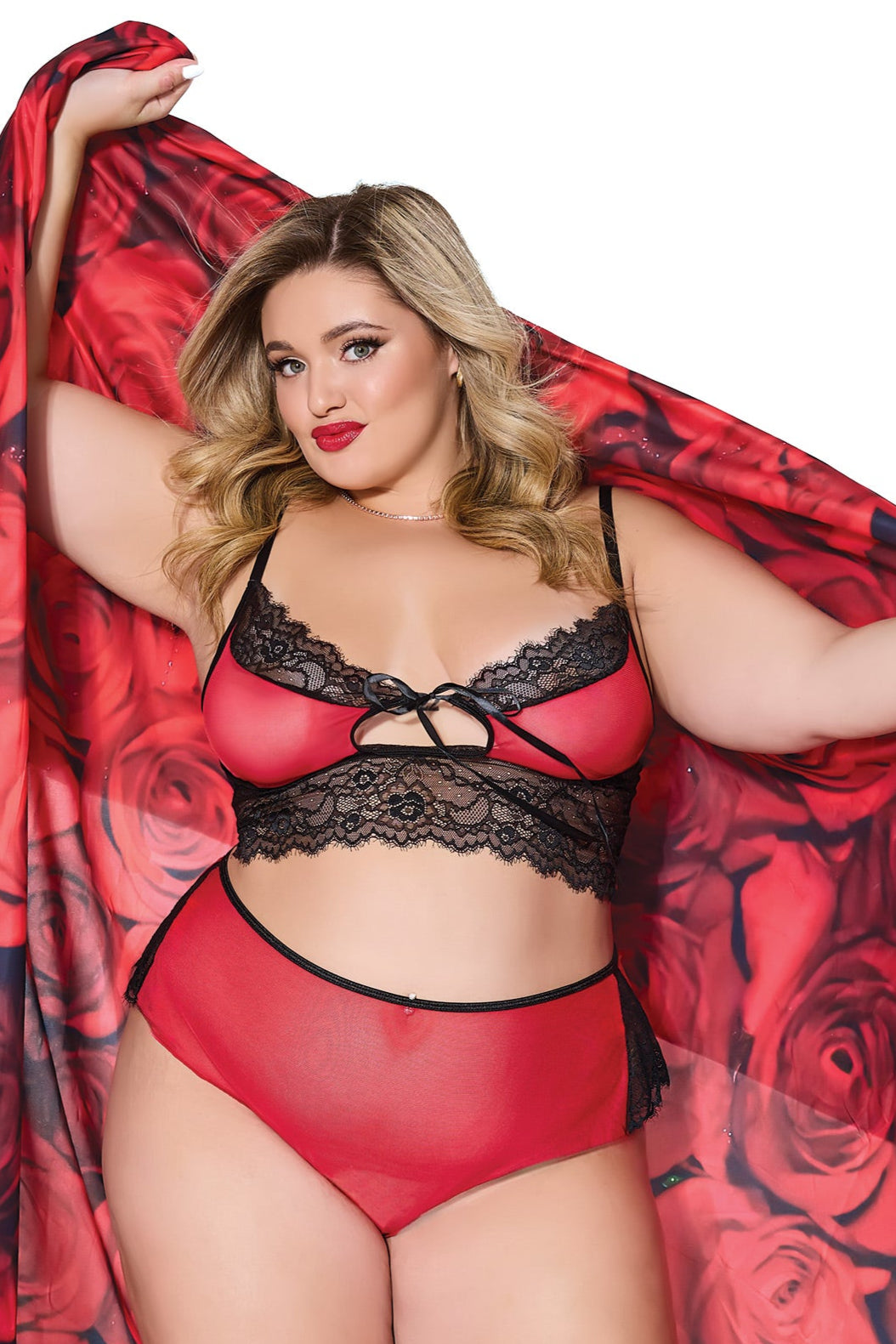 Collection of Hot 'N Ready Cami & Panty Set in a gallery layout