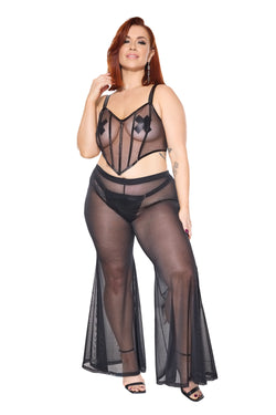 Collection of 24211 - Mesh Pants - Black - OS/XL in a gallery layout