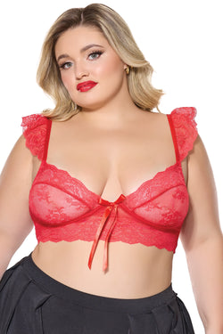 Collection of 24321 - Bralette - Red in a gallery layout