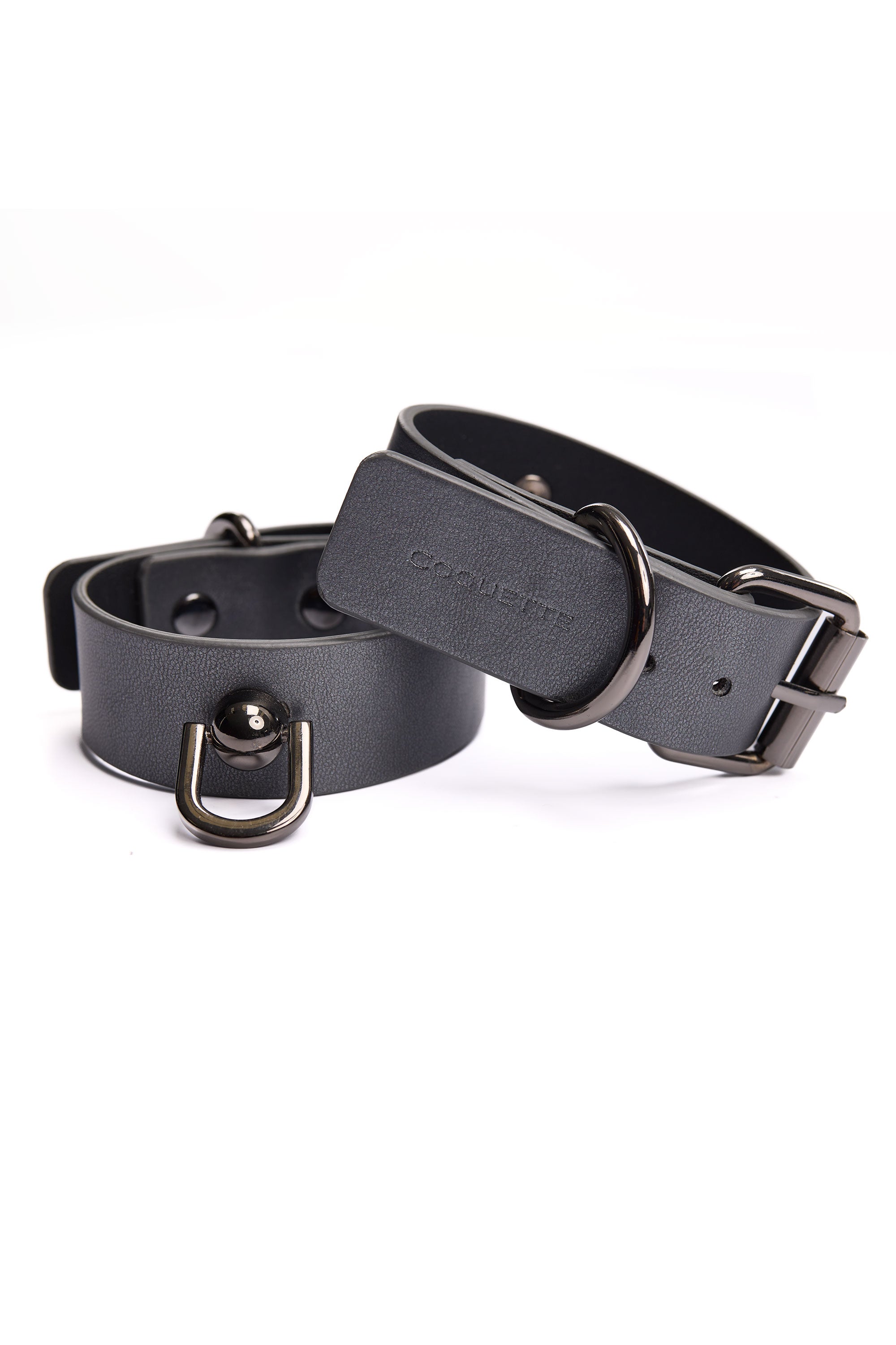 Collection of Gunmetal Glam Handcuffs in a gallery layout