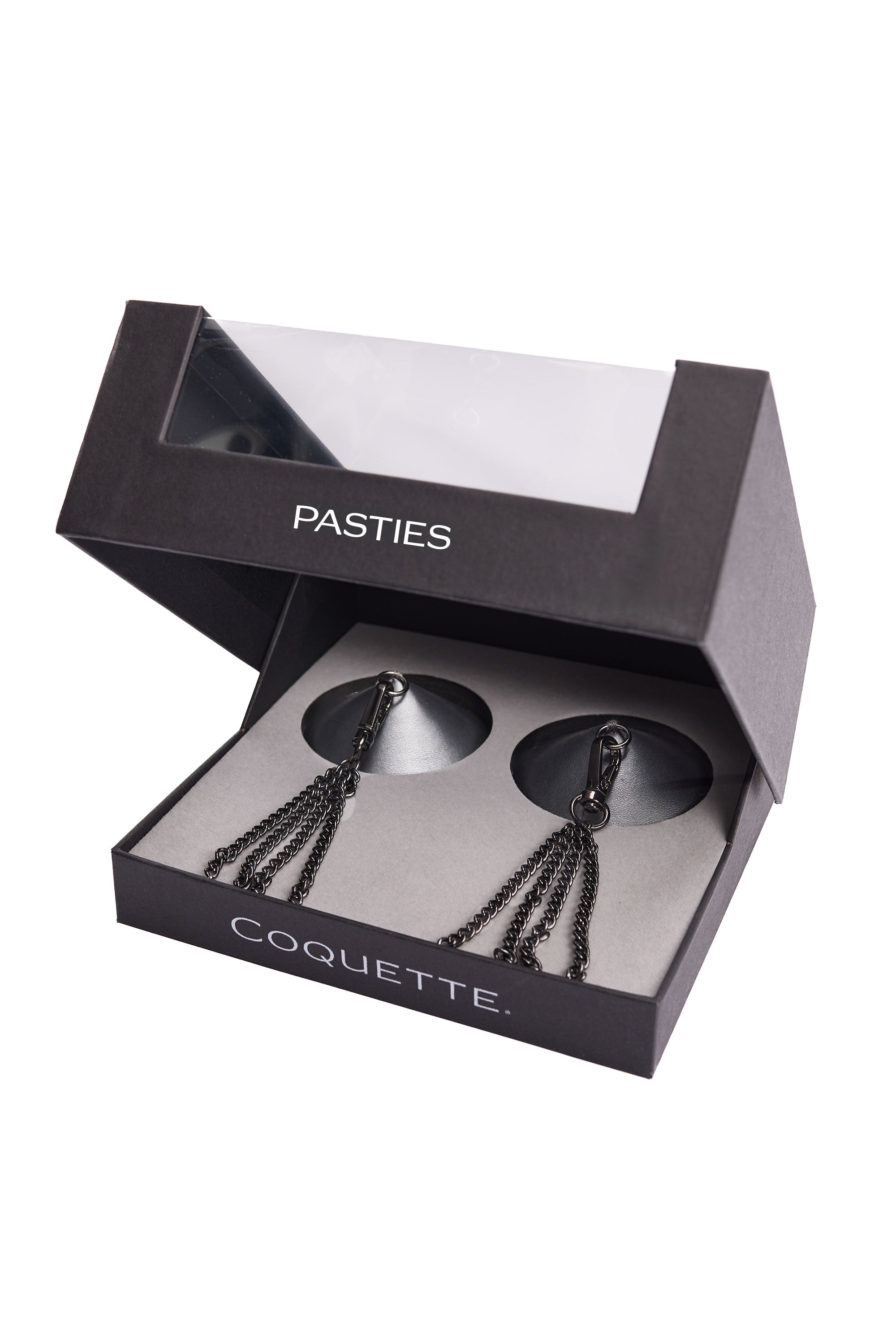 Collection of Gunmetal Glam Pasties in a gallery layout