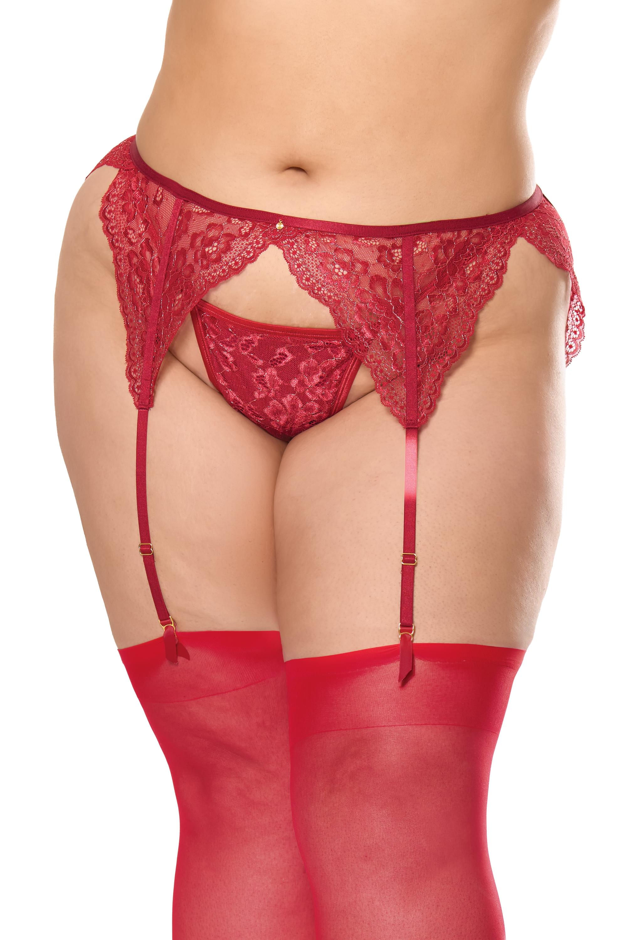Collection of Sparkle & Tease Garter Belt in a gallery layout