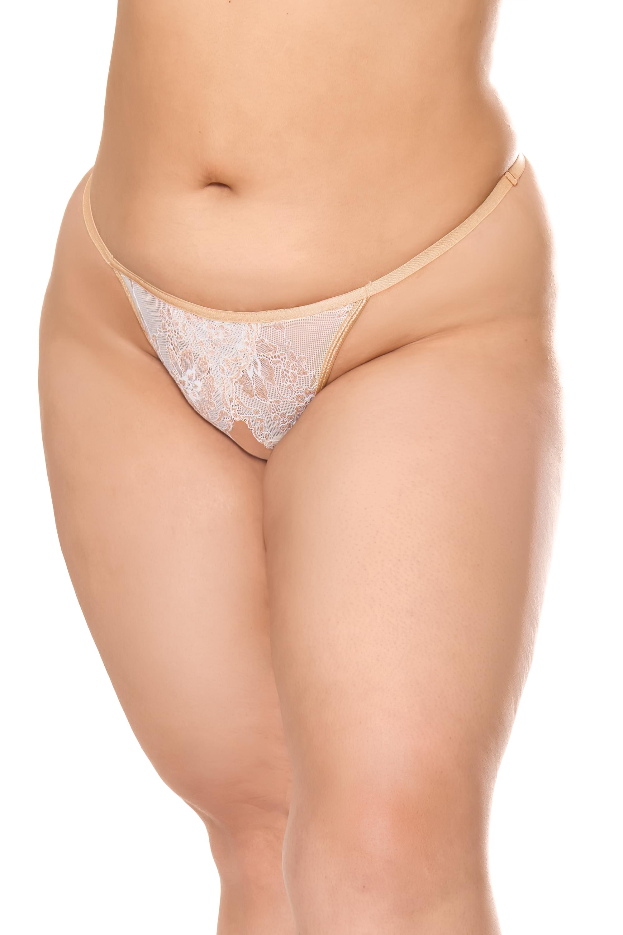 Collection of Sparkle & Tease Crotchless G-String in a gallery layout