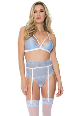 Collection of 21110 - Bra Set - Blue in a gallery layout