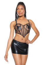 Load image into Gallery viewer, 22203 - Cropped Corset - Black
