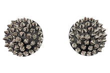 Load image into Gallery viewer, 22232 - Round Spiked Pasties - Black
