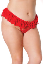 Load image into Gallery viewer, 22334 - Crotchless Panty - Red
