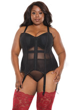 Load image into Gallery viewer, 23108X - Corset - Black
