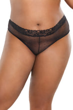 Load image into Gallery viewer, 23135X - Panty - Black - OS/XL
