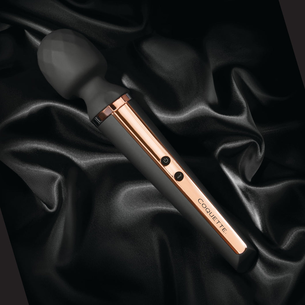 23601 - The Queen Wand - Black/Rose Gold