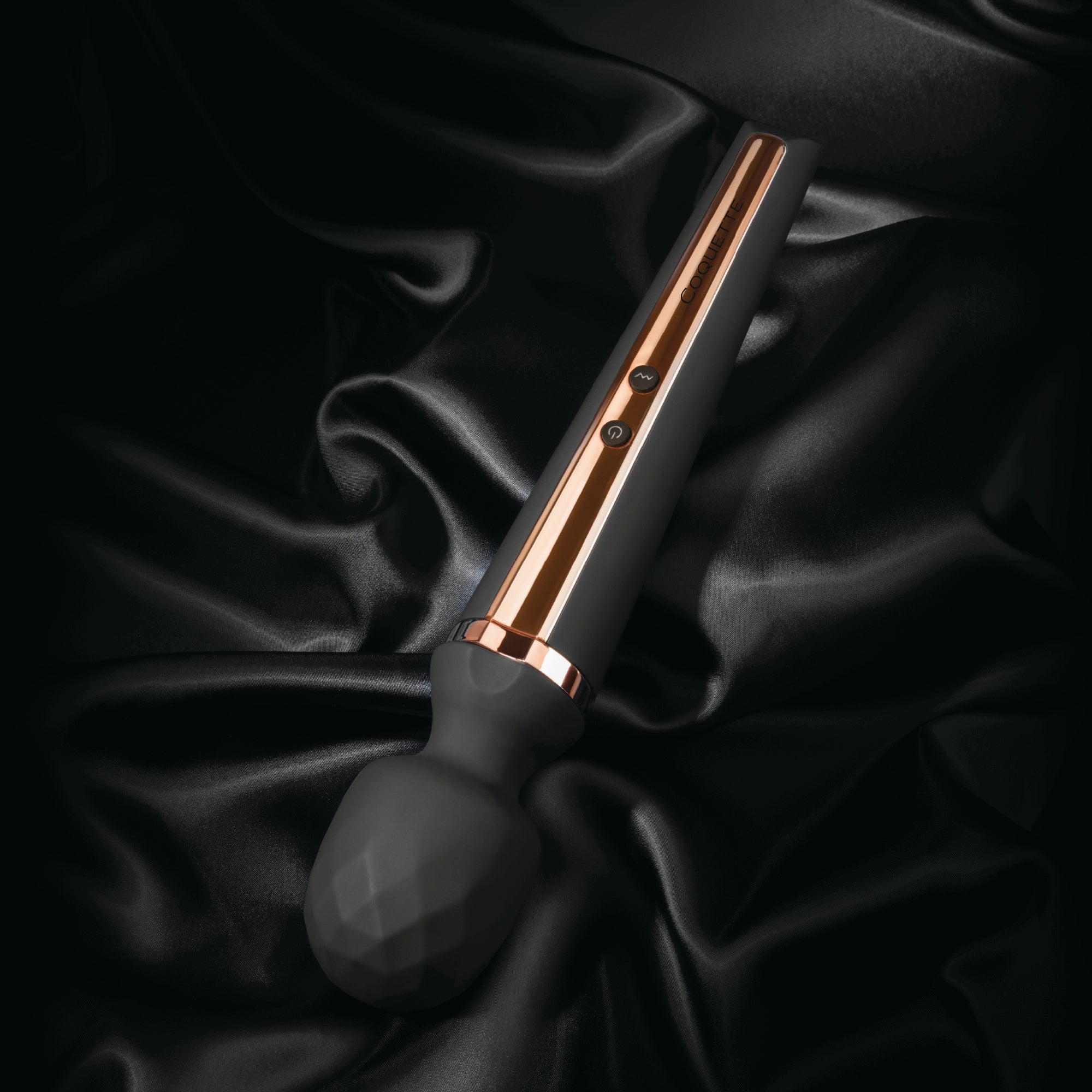 Collection of 23601 - The Queen Wand - Black/Rose Gold in a gallery layout