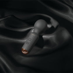 Collection of 23605 - The Small Wonder Mini Wand - Black/Rose Gold in a gallery layout