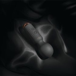 Collection of 23605 - The Small Wonder Mini Wand - Black/Rose Gold in a gallery layout