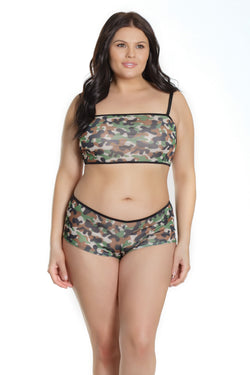 Collection of Go Commando Bralette & Booty Shorts in a gallery layout