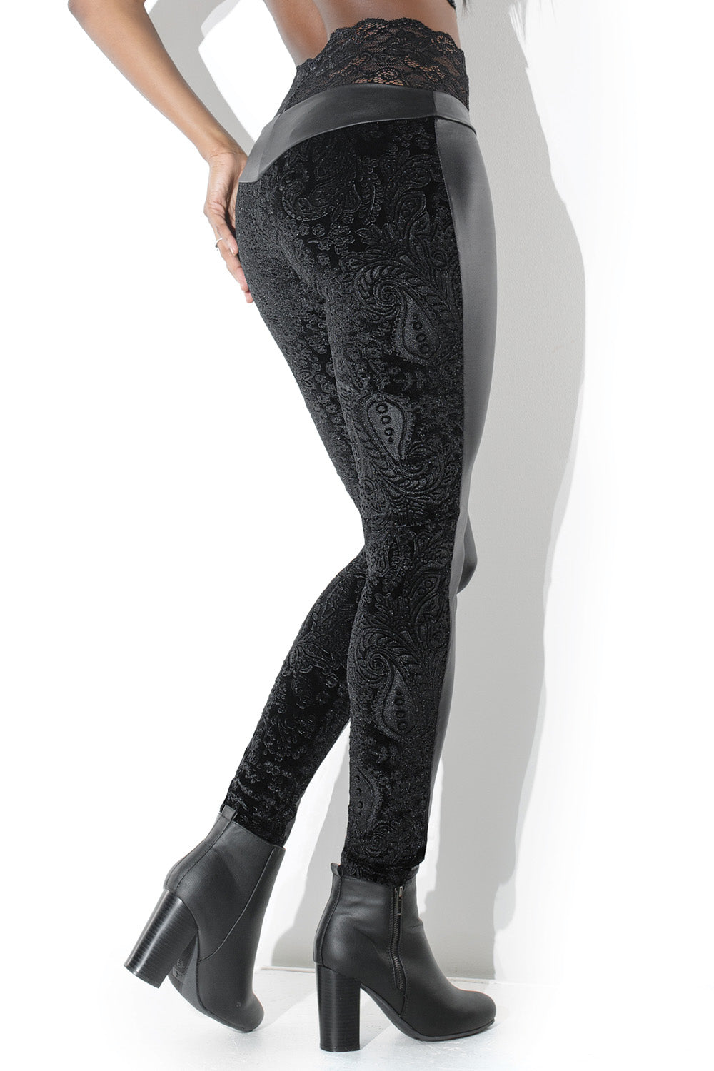 Collection of Velvet Vixen Leggings in a gallery layout
